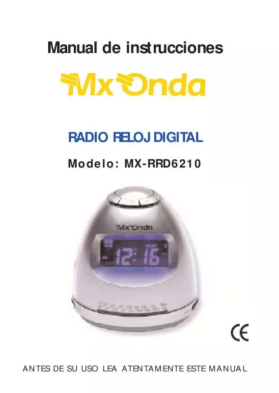 Mode d'emploi MXONDA MX-RRD6210