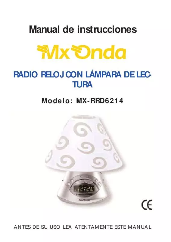 Mode d'emploi MXONDA MX-RRD6214