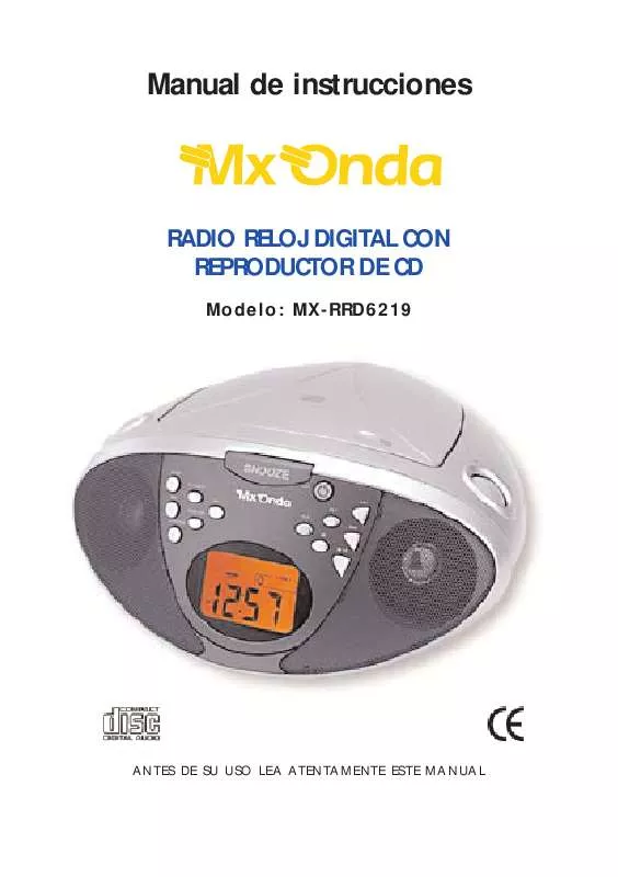 Mode d'emploi MXONDA MX-RRD6219