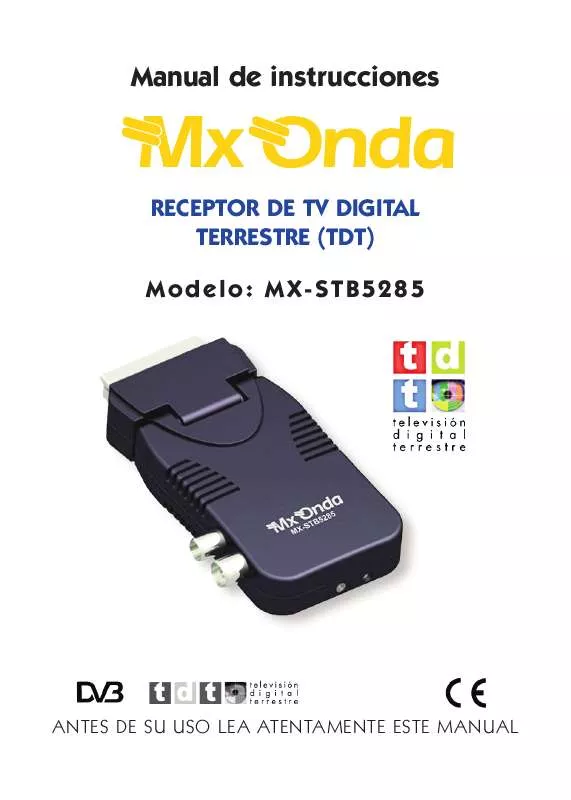 Mode d'emploi MXONDA MX-STB5285