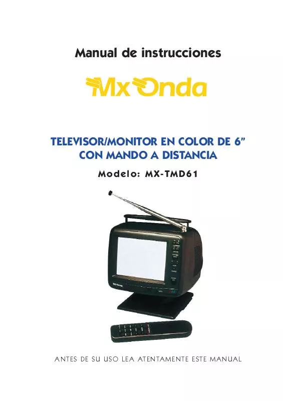 Mode d'emploi MXONDA MX-TMD61