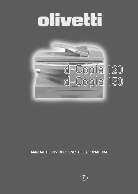 Mode d'emploi OLIVETTI D-COPIA 120/150