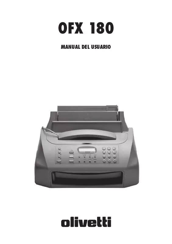 Mode d'emploi OLIVETTI OFX 180