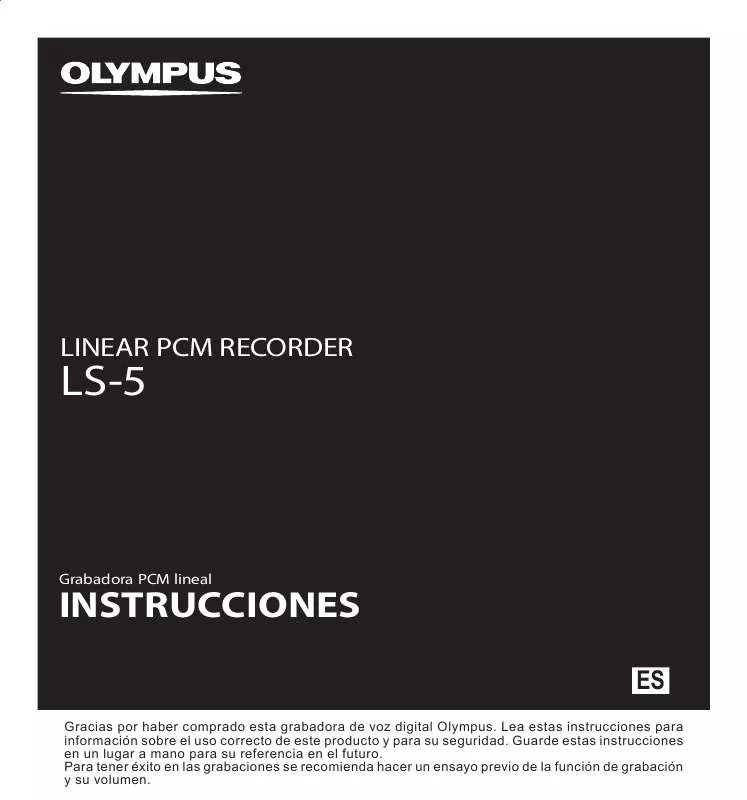 Mode d'emploi OLYMPUS LS-5