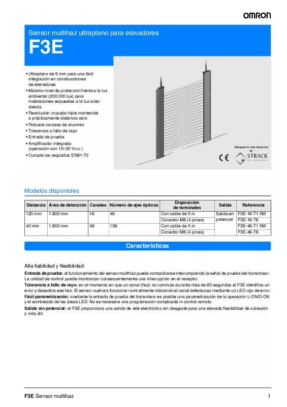 Mode d'emploi OMRON F3E