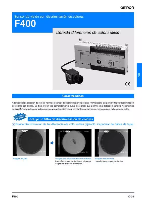 Mode d'emploi OMRON F400