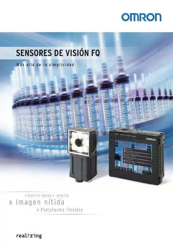 Mode d'emploi OMRON FQ VISION-SENSOR