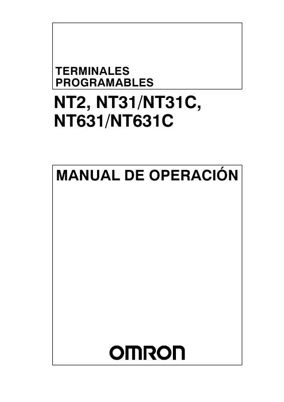 Mode d'emploi OMRON NT31