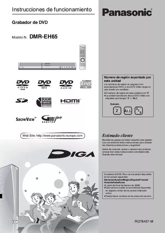 Mode d'emploi PANASONIC DMR-EH65