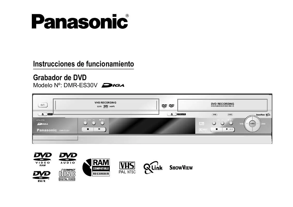 Mode d'emploi PANASONIC DMR-ES30V