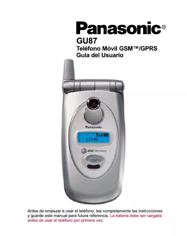 Mode d'emploi PANASONIC GU87