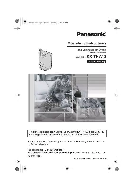 Mode d'emploi PANASONIC KX-THA13