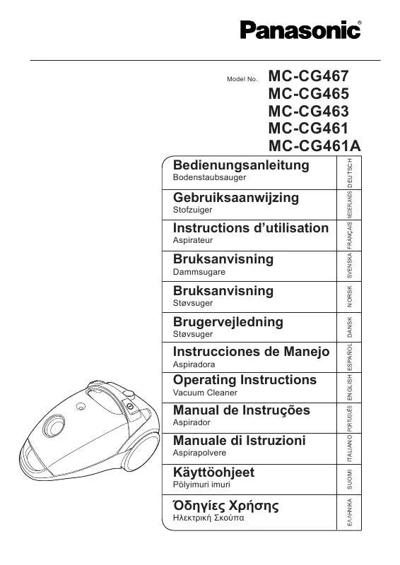 Mode d'emploi PANASONIC MC-CG463