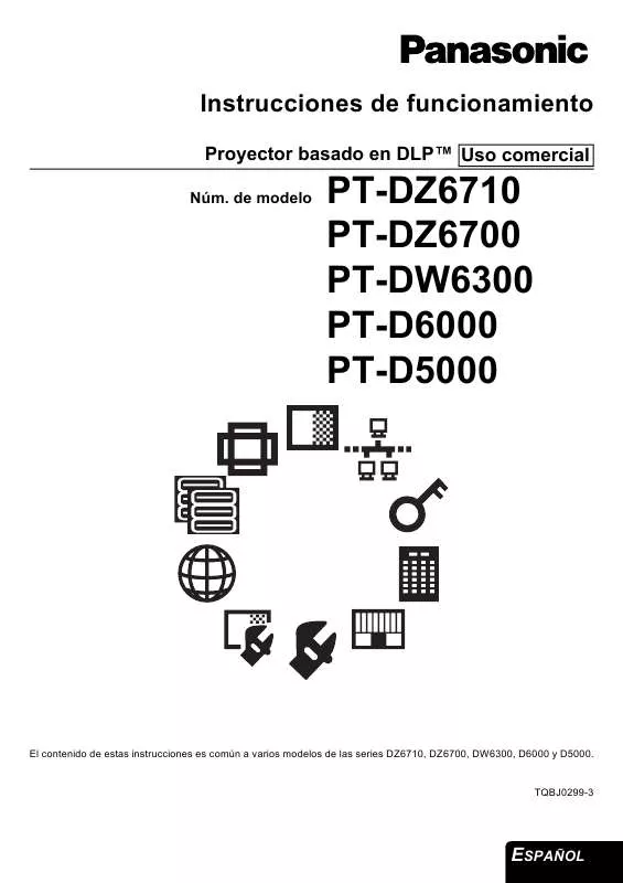 Mode d'emploi PANASONIC PT-D5000