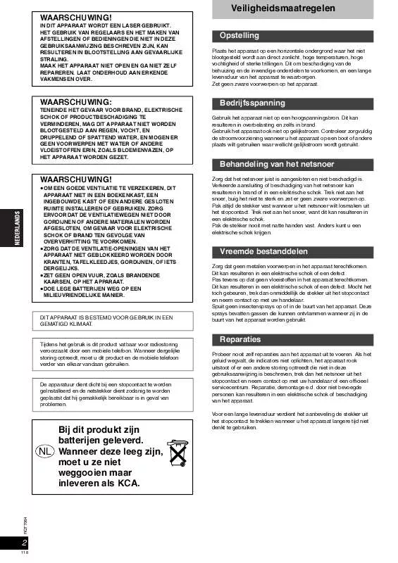 Mode d'emploi PANASONIC SC-HT1000