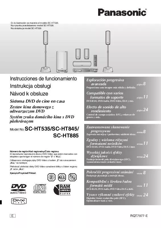 Mode d'emploi PANASONIC SC-HT535