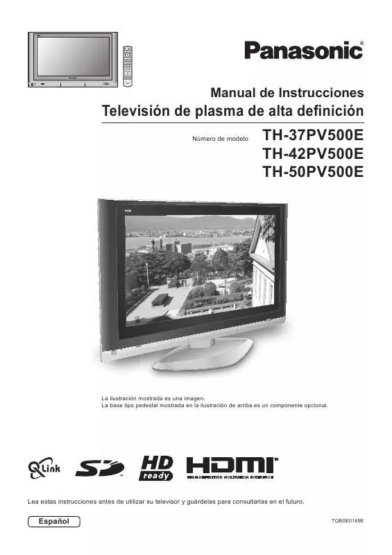 Mode d'emploi PANASONIC TH-37PV500E