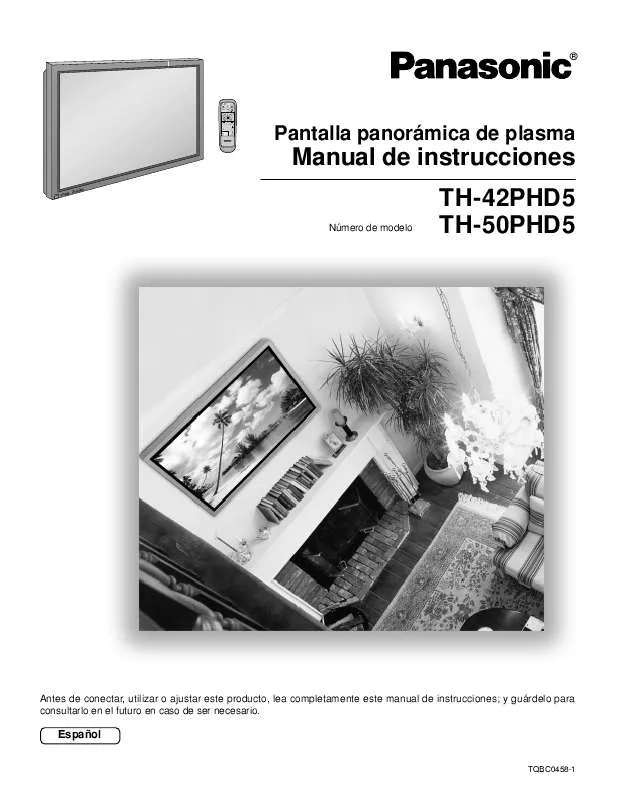 Mode d'emploi PANASONIC TH-42PHD5UY