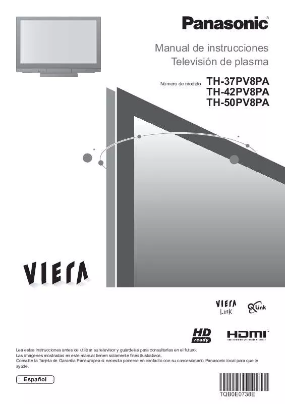 Mode d'emploi PANASONIC TH-42PV8PA