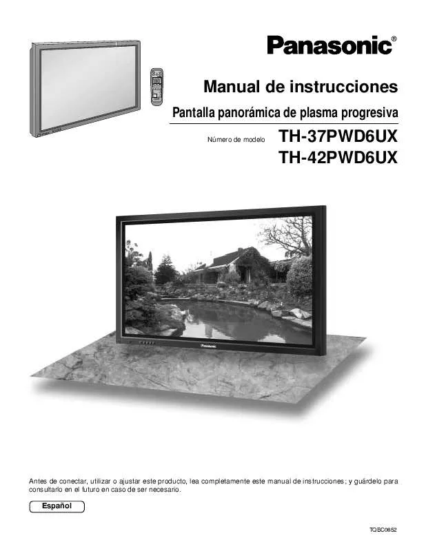 Mode d'emploi PANASONIC TH-42PWD6UX