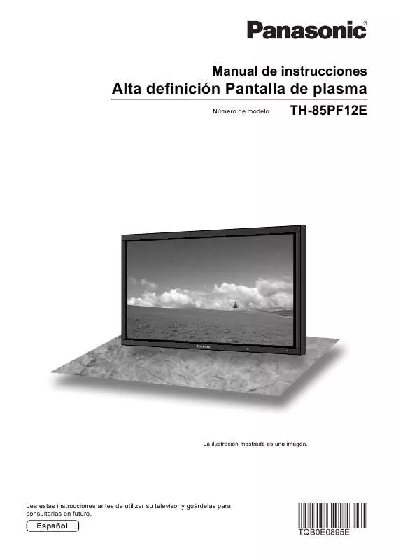 Mode d'emploi PANASONIC TH-85PF12E