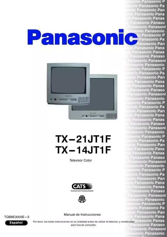 Mode d'emploi PANASONIC TX-14JT1F