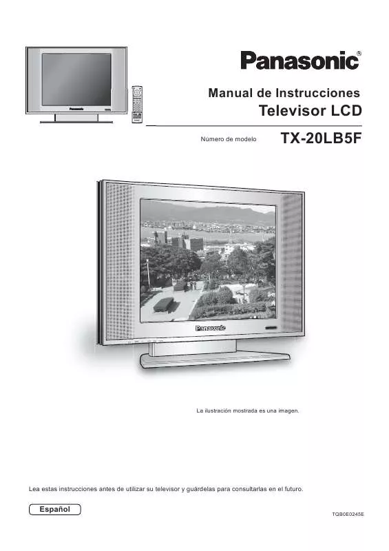 Mode d'emploi PANASONIC TX-20LB5F