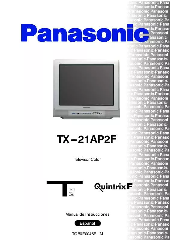 Mode d'emploi PANASONIC TX-21AP2F