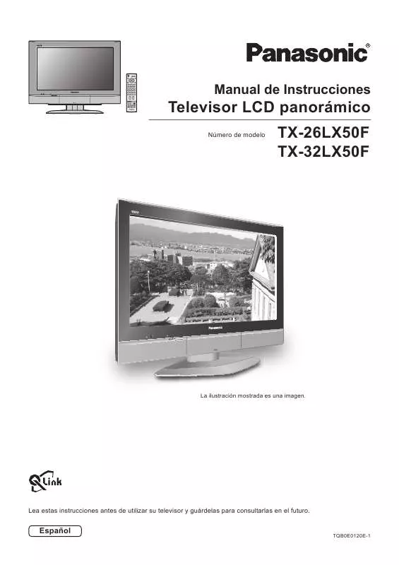 Mode d'emploi PANASONIC TX-26LX50F