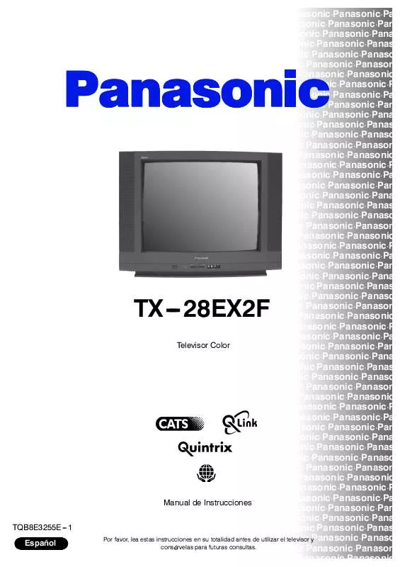 Mode d'emploi PANASONIC TX-28EX2F