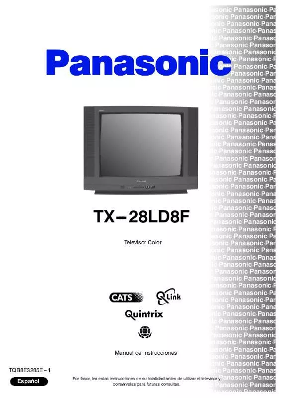 Mode d'emploi PANASONIC TX-28LD8F