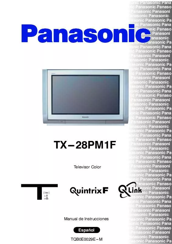 Mode d'emploi PANASONIC TX-28PM1F