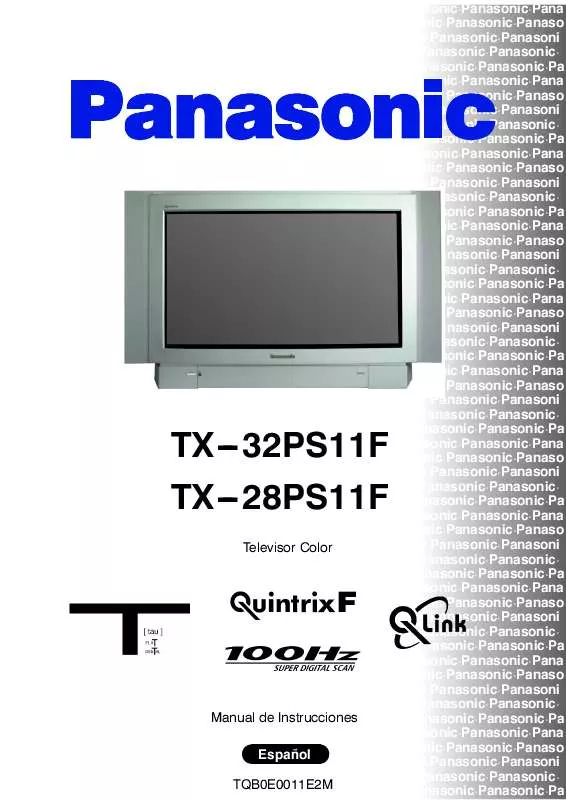 Mode d'emploi PANASONIC TX-28PS11F