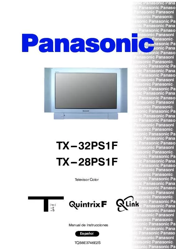 Mode d'emploi PANASONIC TX-28PS1F