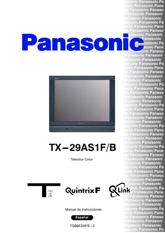 Mode d'emploi PANASONIC TX-29AS1FB