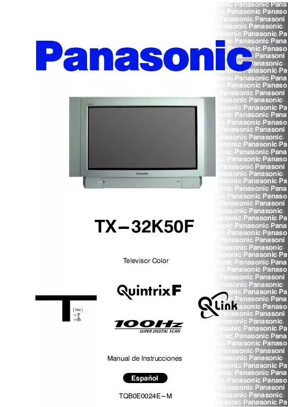 Mode d'emploi PANASONIC TX-32K50F