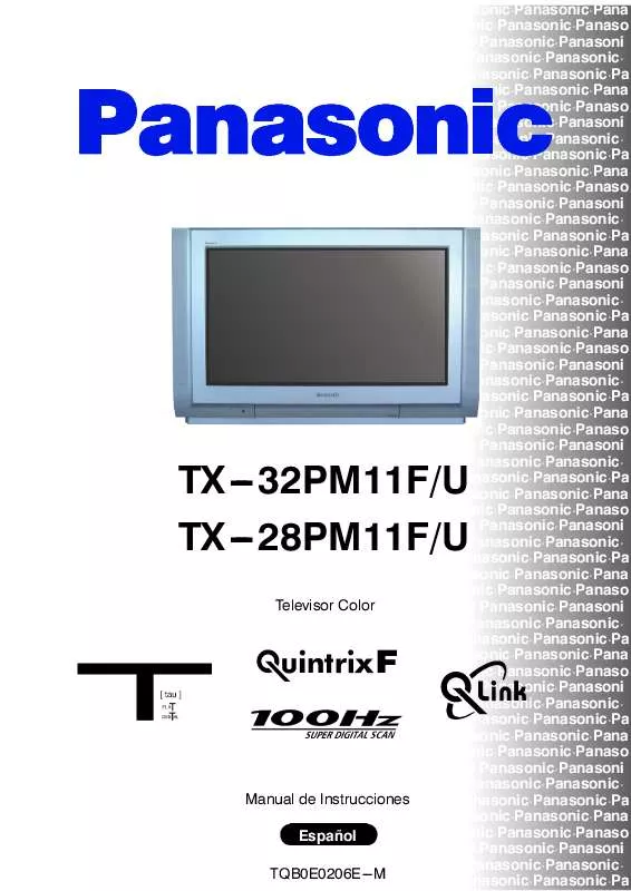 Mode d'emploi PANASONIC TX-32PM11FU