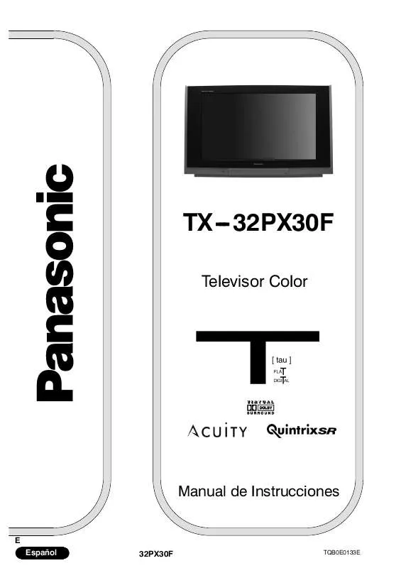 Mode d'emploi PANASONIC TX-32PX30F