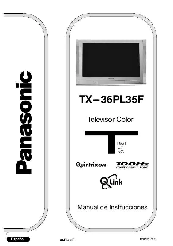 Mode d'emploi PANASONIC TX-36PL35F