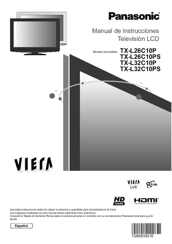 Mode d'emploi PANASONIC TX-L26C10P