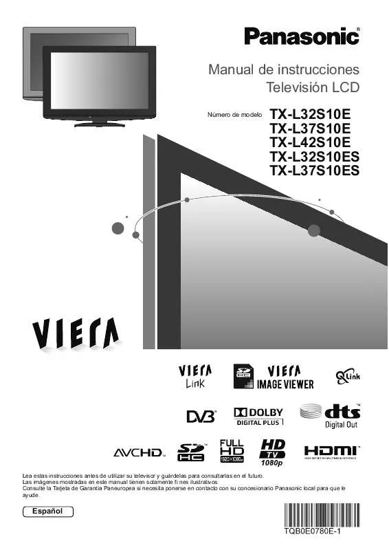 Mode d'emploi PANASONIC TX-L32S10ES