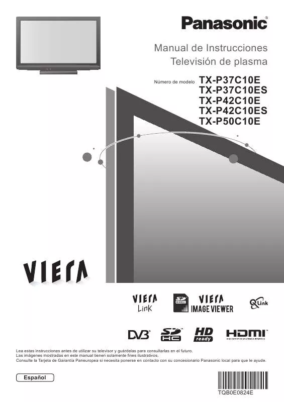 Mode d'emploi PANASONIC TX-P42C10ES