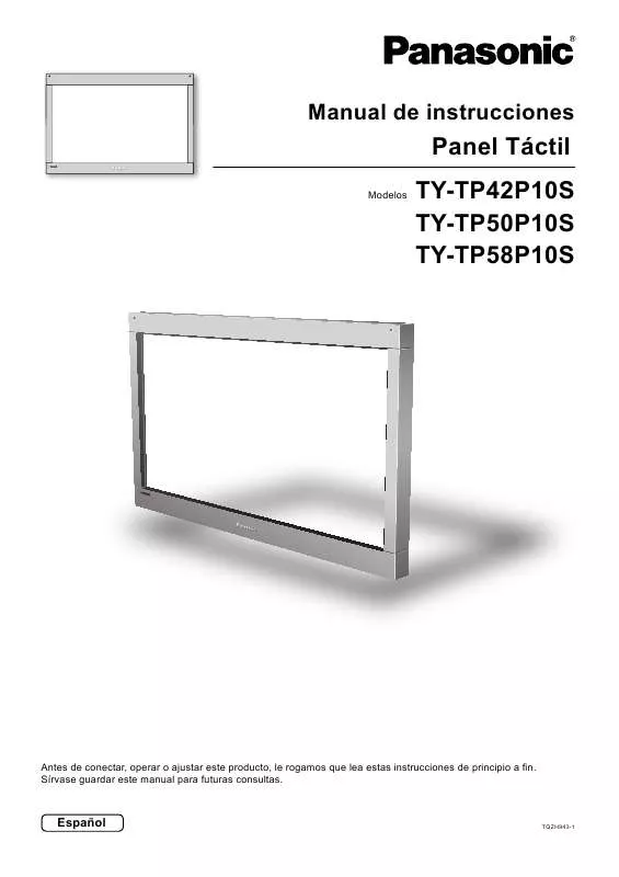 Mode d'emploi PANASONIC TY-TP42P10S