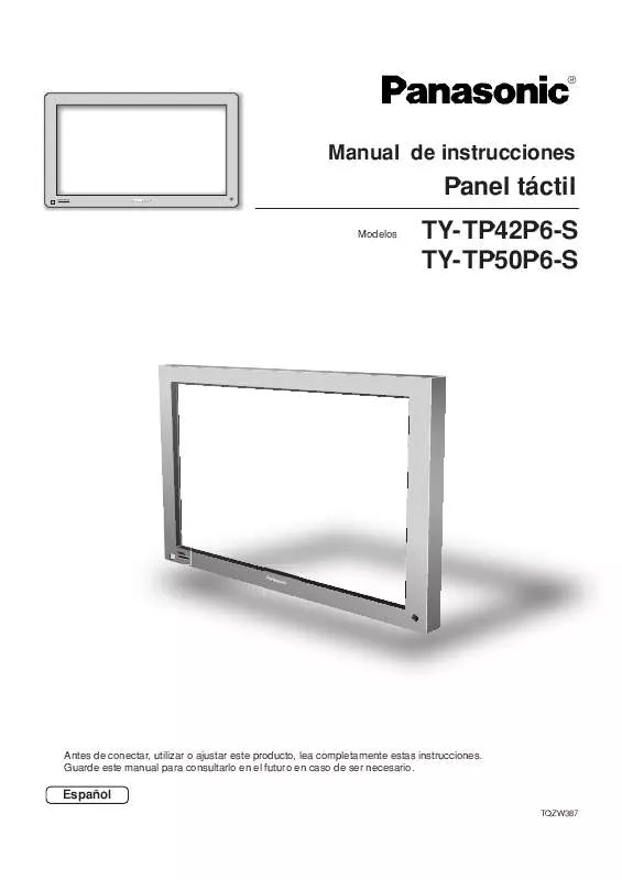 Mode d'emploi PANASONIC TY-TP42P6S