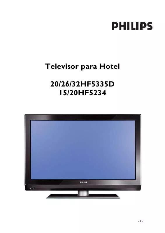 Mode d'emploi PHILIPS 20HF5234