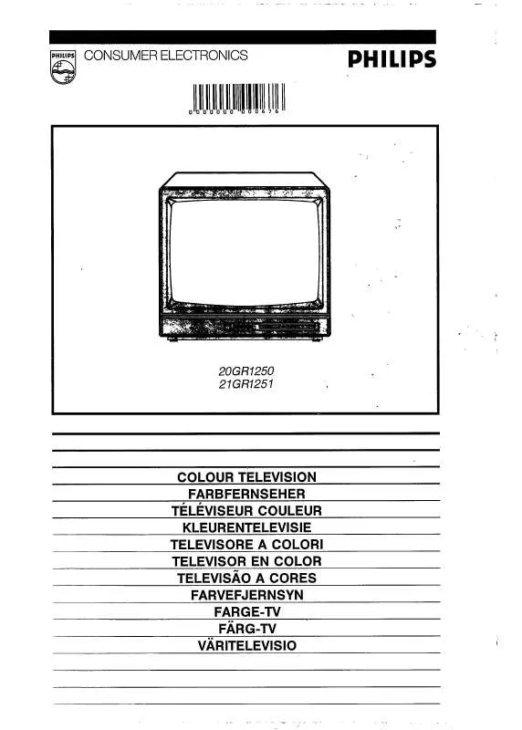 Mode d'emploi PHILIPS 21GR1251-32B