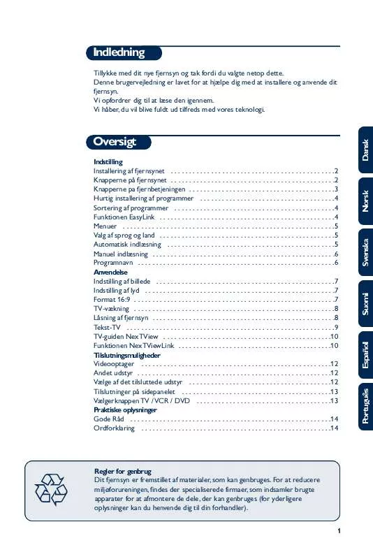 Mode d'emploi PHILIPS 29PT5515