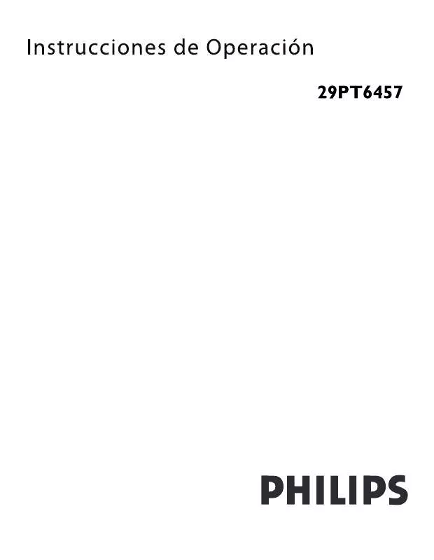 Mode d'emploi PHILIPS 29PT6457