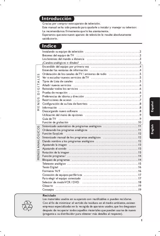 Mode d'emploi PHILIPS 32DW6558