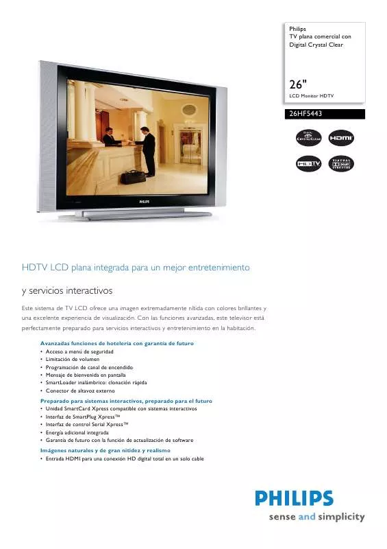 Mode d'emploi PHILIPS 32HF7443